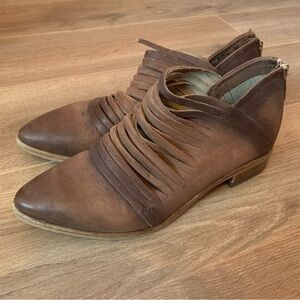 Free People Cutout Ankle Boots